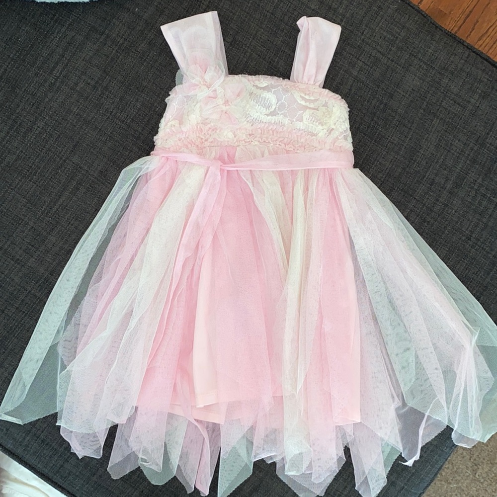 3T Cottontails baby pink dress
